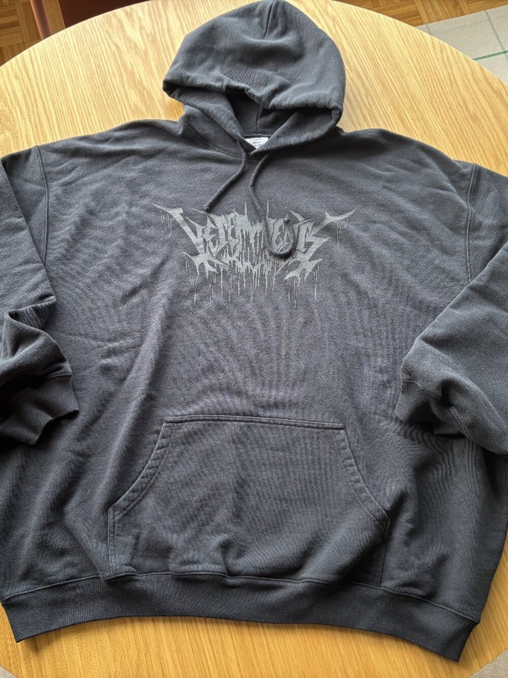 Vetements Garderobe Collection "Pret a Porter" Black Hoodie